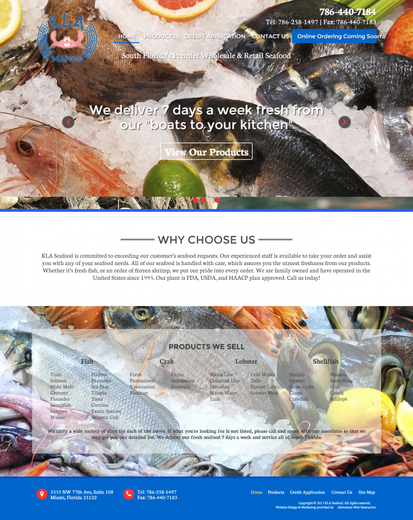 launch blog, seafood
