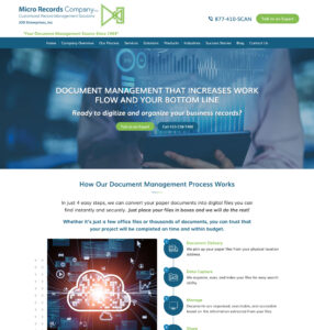 Website Launch: Micro Records Company