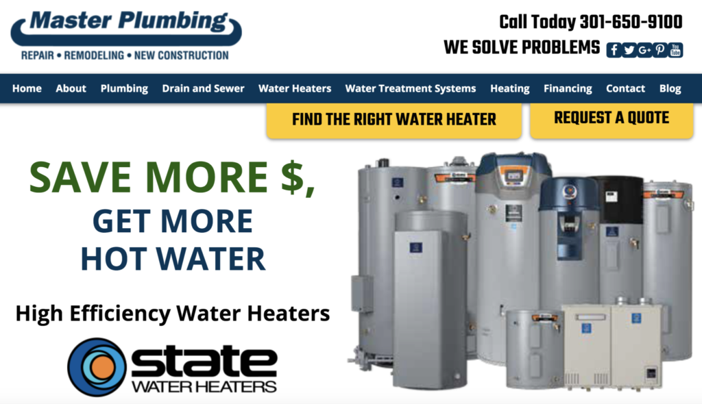 Adventure Web Interactive is pleased to announce our latest website redesign of our long-standing client: Master Plumbing & Mechanical!