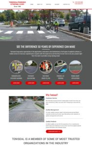 New Website Launch: Teniseal Parking Striping Corp. 