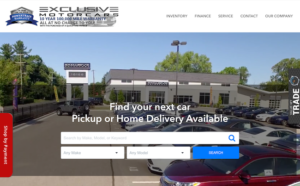 Website Launch: Exclusive Motorcars