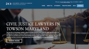 Website Launch: Hochberg, Costello, and Baron