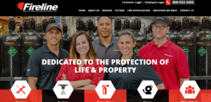 Fireline Corporation Website Redesign Adventure Web Interactive