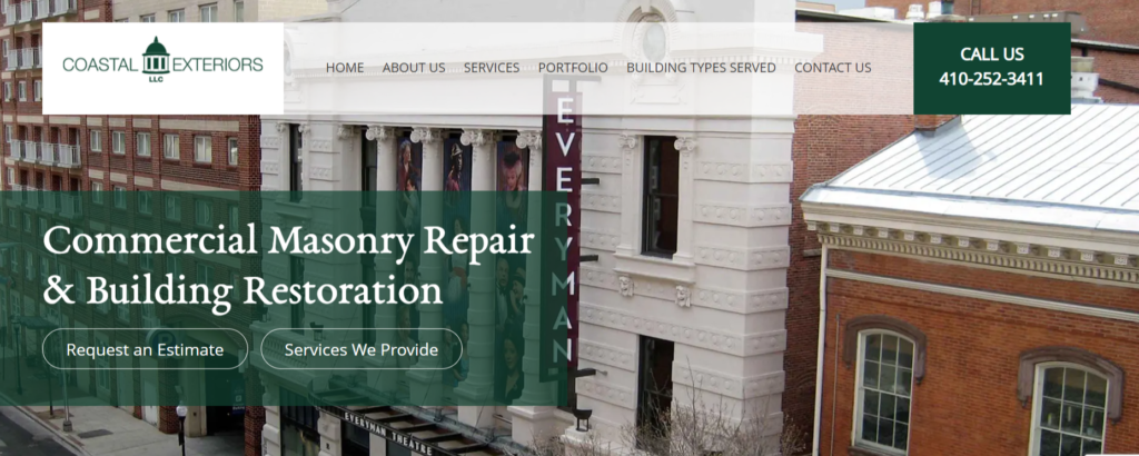 New Website Launch: Coastal Exteriors LLC 