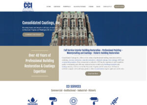 consolidated coatings adventure web interactive baltimore clients