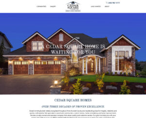 website launch: cedar square homes adventure web interactive