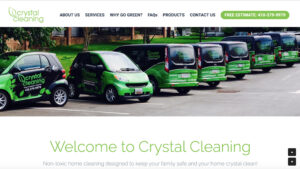 Website Launch: Crystal Cleaning