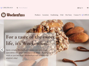 Website Launch: Wockenfuss Candies