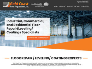 Website Launch: Gold Coast Floor Preparations, Inc.