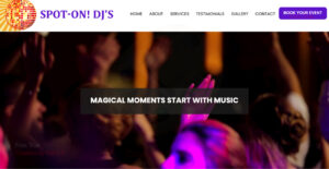 Website Launch: Spot-On DJ’s