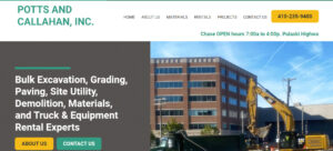 potts and callahan website design launch