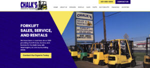 Website Launch: Chalk’s Industrial Equipment 