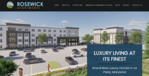 ADVP Website Launch Rosewick Apartments