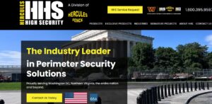 Website Redesign: Hercules High Security adventure web interactive