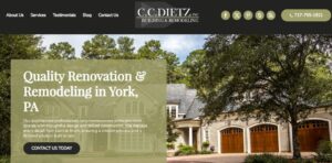 Website Redesign: C.C. Dietz advp