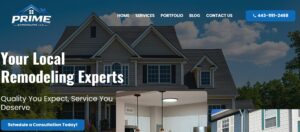 adventure web digital website launch prime remodeling 