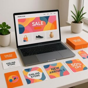 Shopping Online Shopaholics E-Commerce E-Shopping Concept