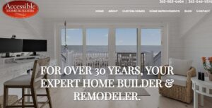 Website Redesign: Accessible Home Builders adventure web digital