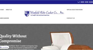 Website Redesign: Warfield-Rohr Casket Co., Inc.